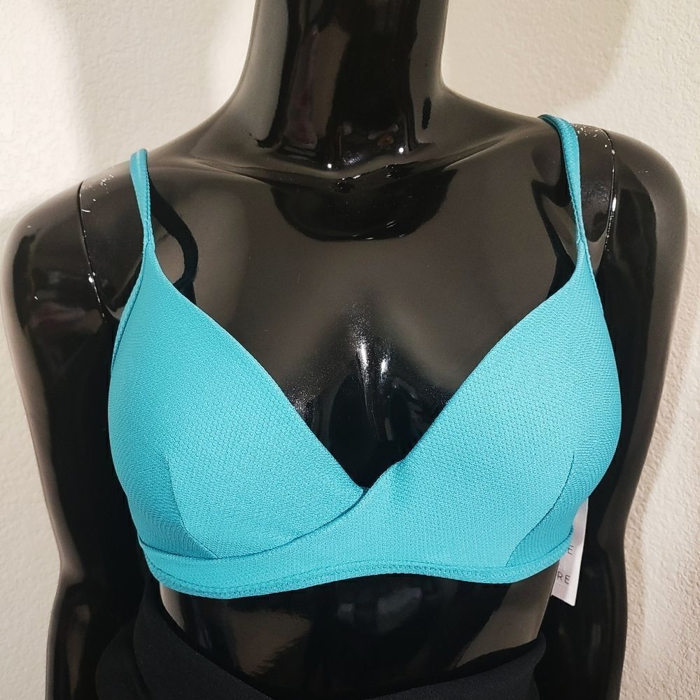 Shade & Shore Teal Bikini Swim Top